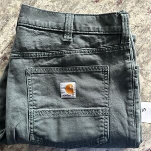 Carhartt Olive Gray Relaxed Fit Pants